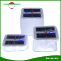 Sunnysam Новейший инновационный портативный водонепроницаемый складной надувной прозрачный ПВХ солнечный фонарь 10 светодиодных кемпинга
